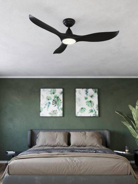 картинка Потолочная люстра светодиодная с вентилятором и пультом Cirali 52 35008 от магазина BTSvet