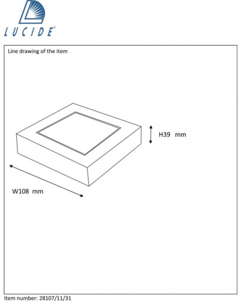 картинка Потолочный светодиодный светильник Brice-led 28107/11/31 от магазина BTSvet