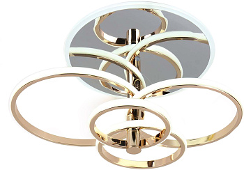 Потолочный светильник светодиодный с пультом Escada CONTOUR 10213/4LED BL Chrome