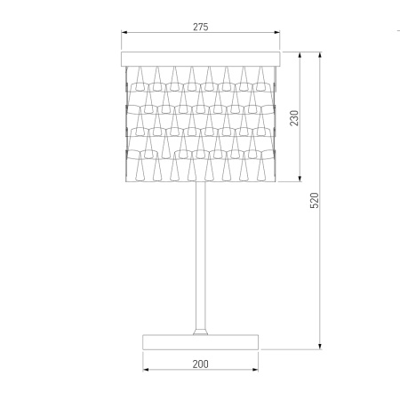 картинка Интерьерная настольная лампа Corazza 01103/4 от магазина BTSvet