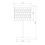 картинка Интерьерная настольная лампа Corazza 01103/4 от магазина BTSvet