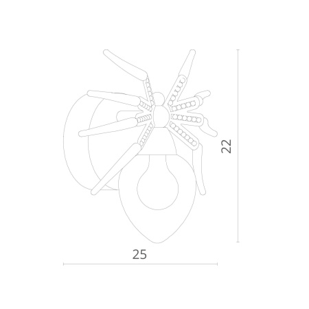 картинка Бра 1309/02 AP-1 от магазина BTSvet