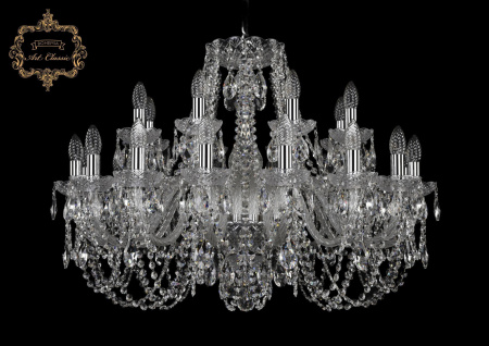 Хрустальная подвесная люстра 11.11.16+8.300.Cr.Sp