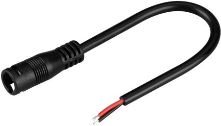 Коннектор выводной DC-MONO-2PIN-L150-F (JACK 5.5, LOCK) (Arlight) 032854