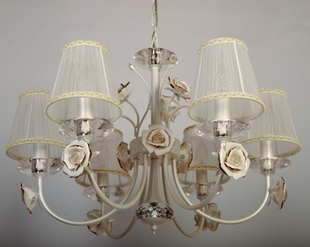 картинка Подвесная люстра 2031/6 (cream pearl) от магазина BTSvet