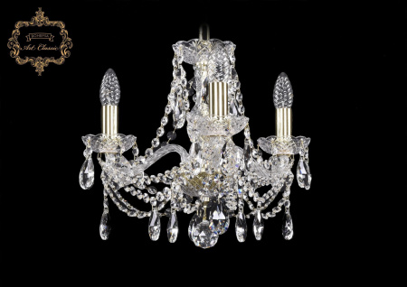 Хрустальная подвесная люстра 11.21.3.141.Gd.Sp