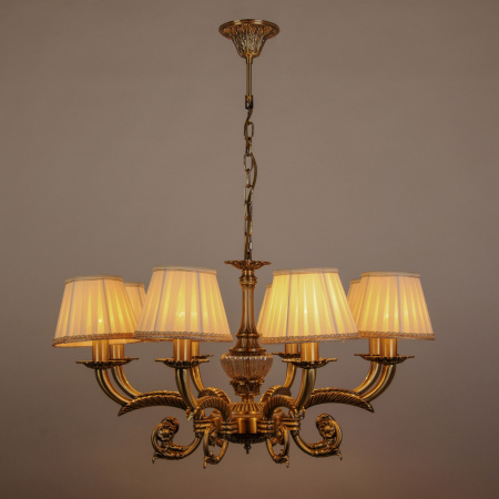 картинка Подвесная люстра Sylvia L.8110-8BR SHADE от магазина BTSvet