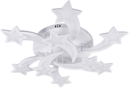 картинка Потолочная люстра светодиодная с управлением смартфоном и пультом регулировкой цветовой температурой и яркости ночным режимом и таймером LED LAMPS 81225 от магазина BTSvet