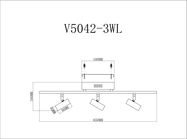 картинка Спот светодиодный Right V5042-3WL от магазина BTSvet