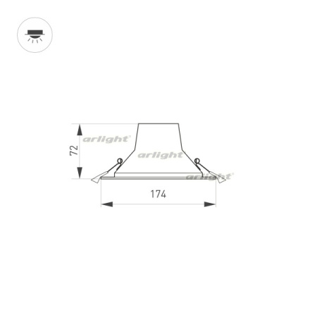 картинка Светильник встраиваемый LED IM-STORM-R175-20W Day4000-MIX (WH, 80 deg, 230V) (Arlight, IP20 Металл, 3 года) 032433 от магазина BTSvet