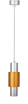 Подвесной светильник 20037 20037SMP/01 LED 7+3+3W 4000K серебро/золото