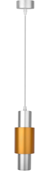 Подвесной светильник 20037 20037SMP/01 LED 7+3+3W 4000K серебро/золото