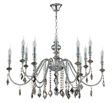 Подвесная люстра MERCEDES SP6+6 CHROME/SMOKE