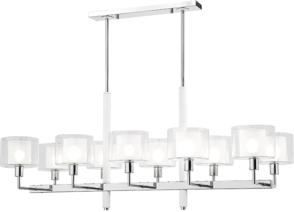 картинка Потолочная люстра на штанге MAESTRO SP-PL10 L1100 CHROME от магазина BTSvet