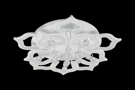 картинка Потолочная люстра светодиодная с пультом и управлением смартфоном регулировкой цветовой температуры и яркости ночным режимом и таймером HIGH-TECH LED LAMPS 82029 от магазина BTSvet