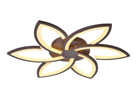 картинка Потолочная люстра светодиодная с пультом регулировкой цветовой температуры и яркости с ночным режимом ACRYLICA FA447 от магазина BTSvet