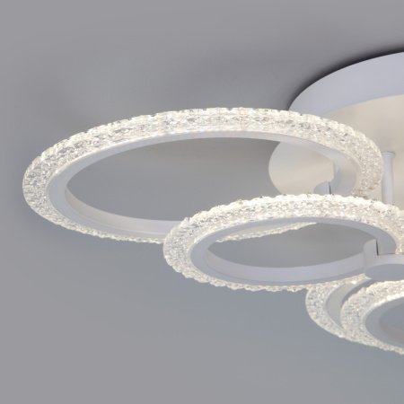 картинка Потолочная люстра светодиодная с пультом регулировкой цветовой температуры и яркости ночным режимом Wellen 90226/6 от магазина BTSvet