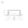 картинка Профиль ARH-WIDE-F-H10-2000 ANOD (Arlight, Алюминий) 016186 от магазина BTSvet