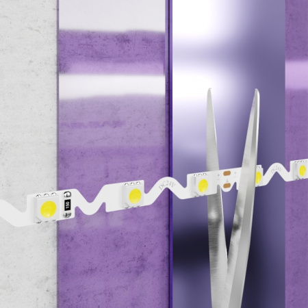 картинка Светодиодная лента 24В 5050 12Вт/м 3000K 5м IP20 арт.20044 от магазина BTSvet