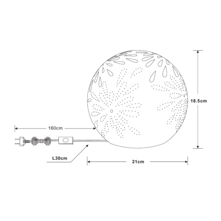 картинка Интерьерная настольная лампа Subara 22803T1 от магазина BTSvet