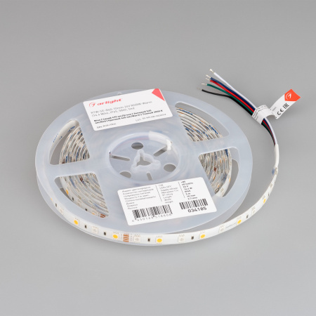 картинка Светодиодная лента RTW-SE-B60-10mm 24V RGBW-Warm (14.4 W/m, IP65, 5060, 5m) (Arlight, Открытый) 034185 от магазина BTSvet