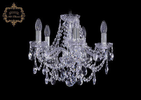 Хрустальная подвесная люстра 11.25.5.141.Cr.Sp