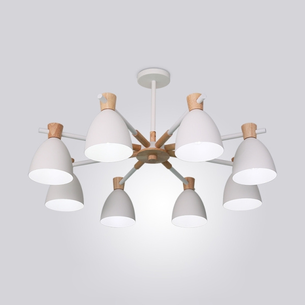 Потолочная люстра светодиодная FOLKE 8 White