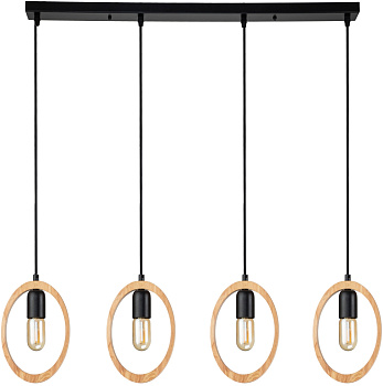 Подвесной светильник Rustic 10196/4 E27*40W Black