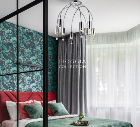 картинка Потолочная люстра Pioggia VL4283L08 от магазина BTSvet