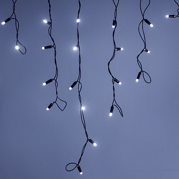 Светодиодная гирлянда ARD-EDGE-CLASSIC-2400x600-BLACK-88LED-FLASH WHITE (230V, 6W) (Ardecoled, IP65) 026012