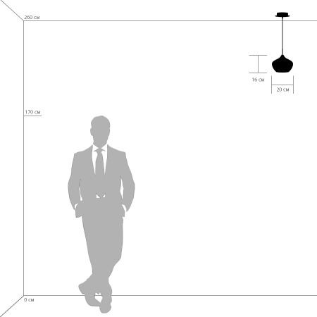 картинка Подвесной светильник PENTOLA 803040 от магазина BTSvet