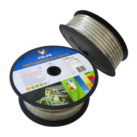 Светодиодная лента ULS-Q215 5050-30LED/m-14mm-IP67-220V-7,2W/m-25M-RGB бобина