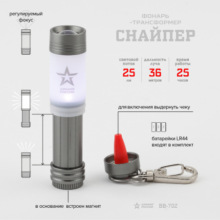 картинка Ручной фонарь светодиодный BB-702 от магазина BTSvet