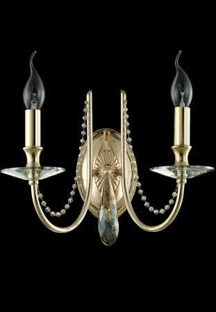 картинка Бра VICTORIA AP2 GOLD/AMBER от магазина BTSvet