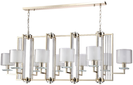 Подвесная люстра NICOLAS SP10 L1300 GOLD/WHITE