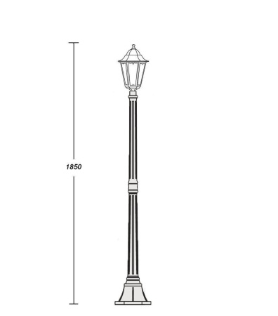 картинка Наземный фонарь 79808M Bl от магазина BTSvet
