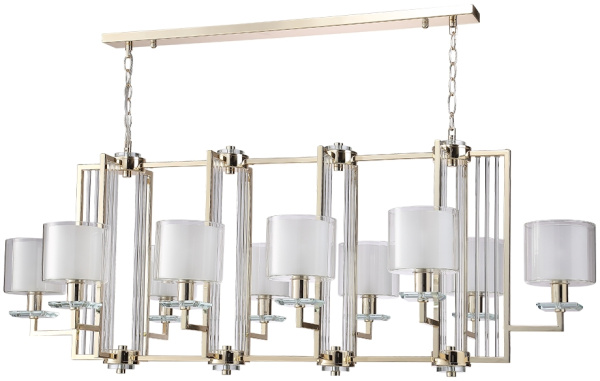 Подвесная люстра NICOLAS SP10 L1300 GOLD/WHITE