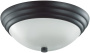 картинка Настенно-потолочный светильник Kayla 5263/2C черный E27 2*60W от магазина BTSvet