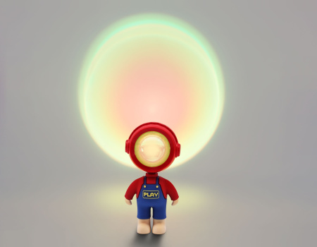 Интерьерная настольная лампа светодиодная с сенсорным выключателем DESK DE8248