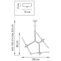картинка Подвесная люстра Struttura 742063 от магазина BTSvet