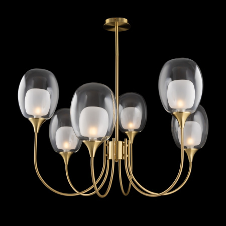 картинка Люстра потолочная на штанге Aura MOD016PL-06BS от магазина BTSvet