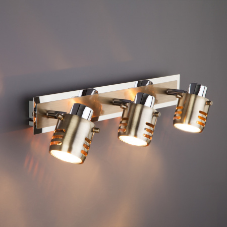 картинка Спот 23463/3 хром/античная бронза от магазина BTSvet