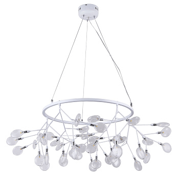 Подвесная люстра EVITA SP45 D WHITE/TRANSPARENT