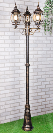Наземный фонарь уличный NLG99HL005 черное золото