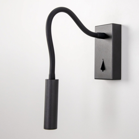 картинка Спот гибкий с выключателем Черный Декарт CL704361 LED от магазина BTSvet