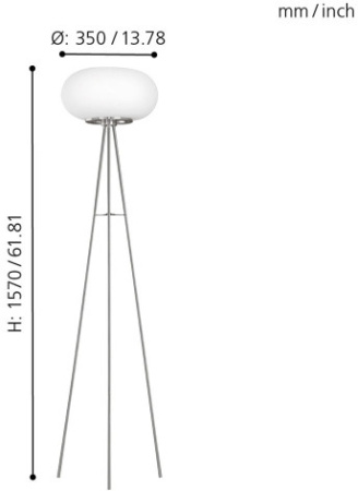 картинка Торшер на треноге Optica 86817 от магазина BTSvet