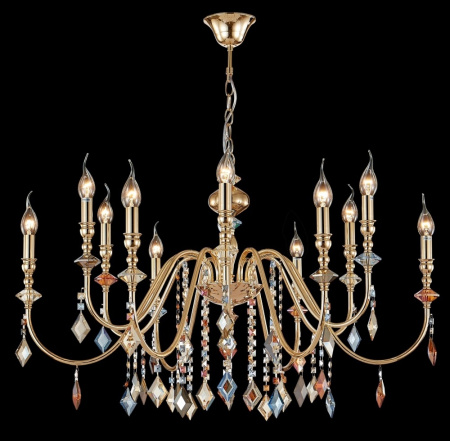 картинка Подвесная люстра MERCEDES SP6+6 GOLD/COLOR от магазина BTSvet