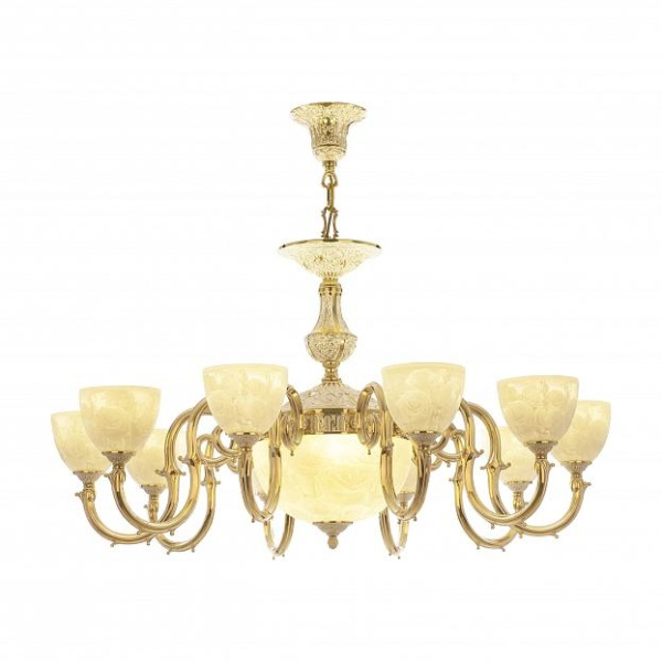 Подвесная люстра 72203P/10/300 G P1 U Rose