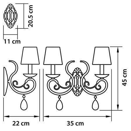 картинка Бра RICERCO 693624 от магазина BTSvet