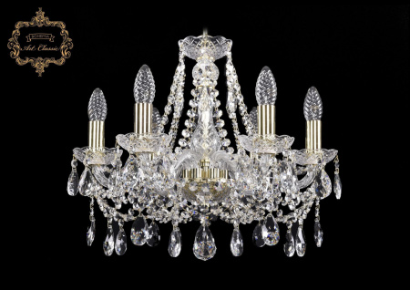 Хрустальная подвесная люстра 11.21.6.165.Gd.Sp